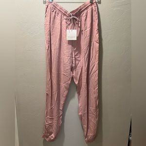 Size Small Dusty Rose beach joggers NWT boutique style from Naples Jungle Feaver